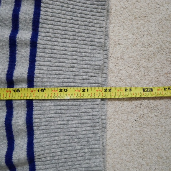 DEMYLEE New York stripped 100% Cashmere sweater - Picture 2 of 6